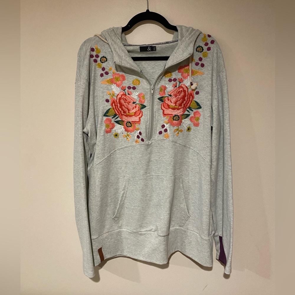 Ampersand Avenue Half Zip Hoodie